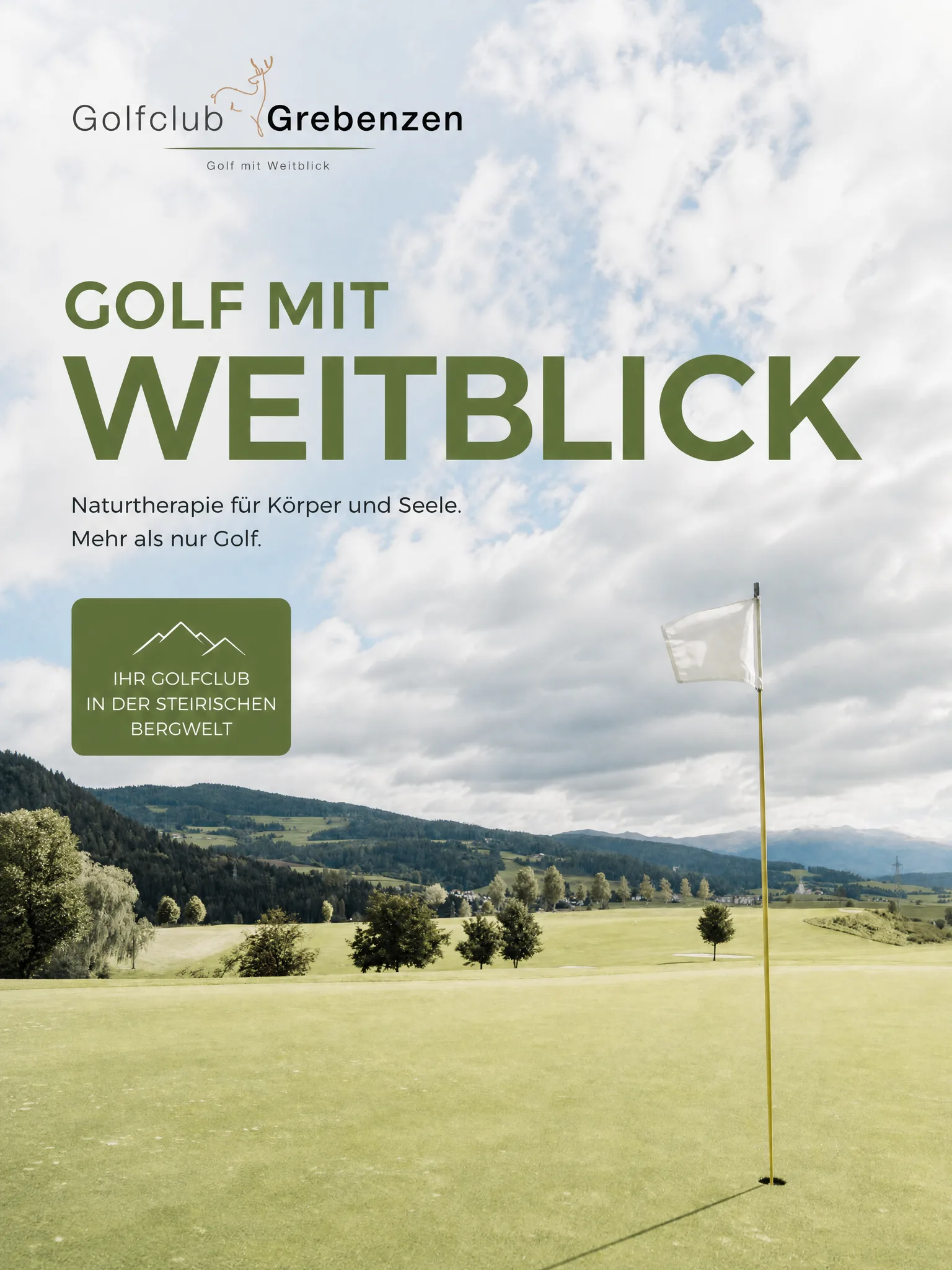 Beispiel-Posting für den Golfclub Grebenzen – Golf mit Weitblick