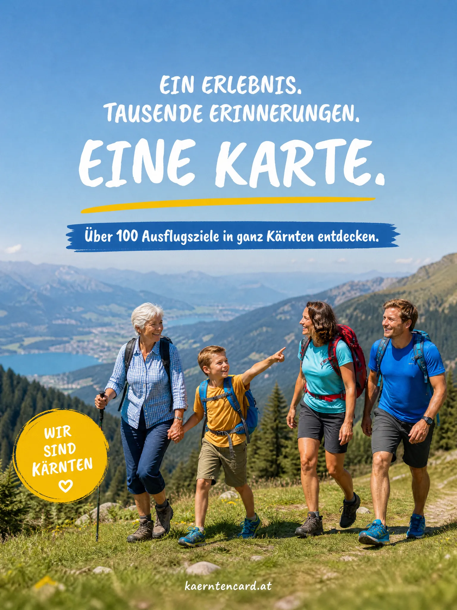 Beispiel-Posting für die Kärnten Card – Ein Erlebnis, tausende Erinnerungen, eine Karte