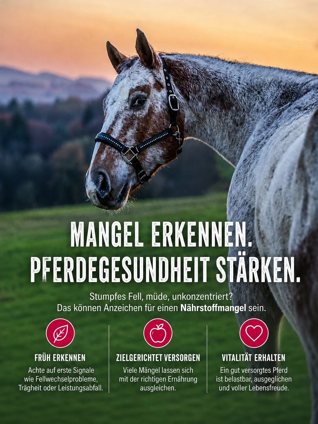 Beispiel-Posting für Rossnatur – Nährstoffmangel beim Pferd erkennen