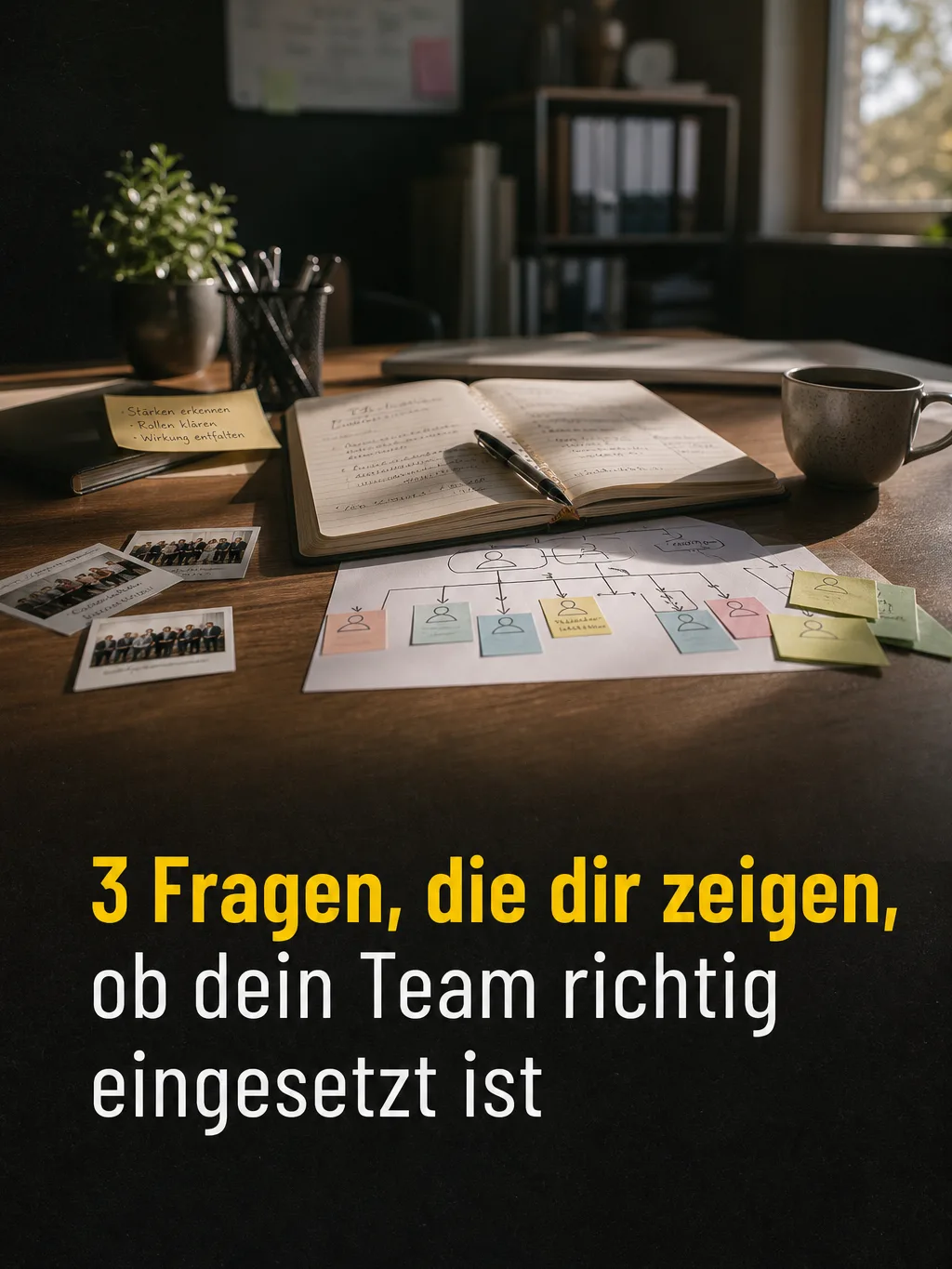 Beispiel-Posting – 3 Fragen, ob dein Team richtig eingesetzt ist